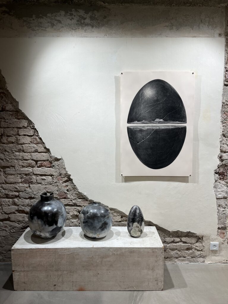 Exhibition "fire walk with me" TheDesign gallery, with Blanka Němcová